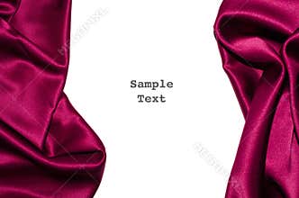 Red Silk Border left right
