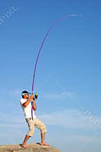 Surf fishing
