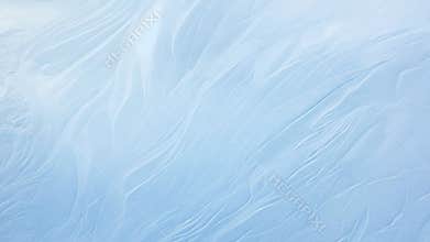 Winter background showing fresh snow forming abstract shapes