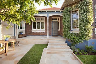 House Home Front Steps