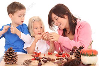 Autumn - making decoration