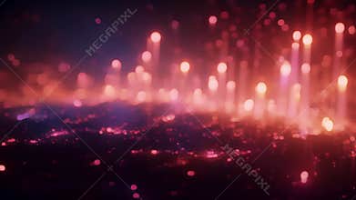 A digital visualization of a global stock market with soaring skysers representing the topperforming industries and