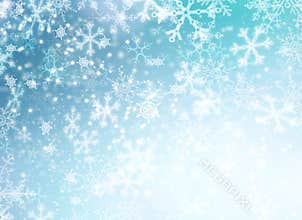 Winter Holiday Snow Background