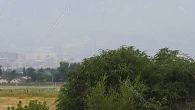 Airbus A321 of Uzbekistan Airways landing