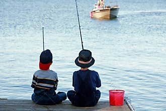 Boys Fishing