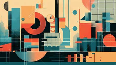 An informative and visually appealing annual report infographic displaying the annual financial results of a company