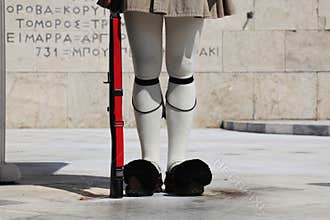 Guard in Athens, Greece