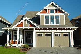 New Home House Exterior