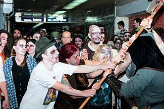Zombie fight