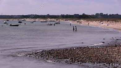 Cape Cod beach and sand dunes time lapse