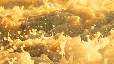 Water Fountain Splashing Water Bubbles Abstract