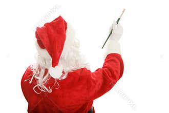 Painter Santa - Design Element