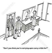 Husband is Taking Open Carry Too Far