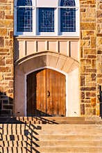 Church Door in Springdale, Arkansas