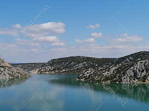 Croatian landscape in Dalmatia