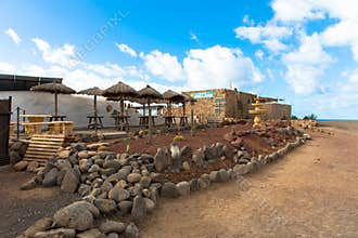 Famous restaurant on Papagayo Beach