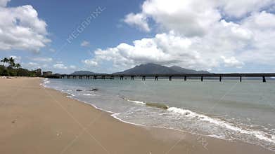 The land end of Lucinda sugar cane service jetty that is over 5 Km long