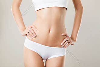 Perfect Slim Woman Body. Diet Concept