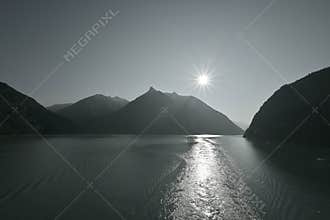 Endicott Arm Fjord Leading to Dawes Glacier