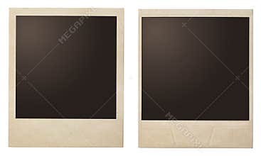 Vintage polaroid frames