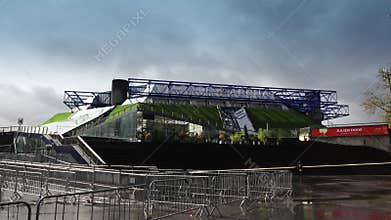 PARIS, FRANCE - APRIL 5, 2024. Accor Arena, a venue for the 2024 Summer Olympics