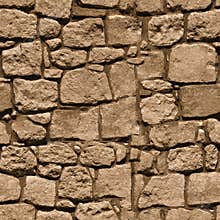 Large rough natural stone wall - seamless texture for design