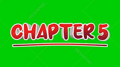 Chapter 5 3d text Animation motion graphics pop up