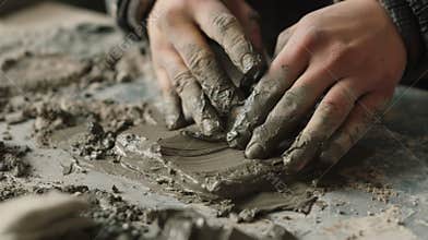 The satisfying feeling of kneading and shaping a piece of clay provides a theutic outlet during the pottery session