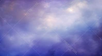 Blue and purple abstract canvas in motion