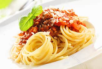 Spaghetti with Bolognese sauce