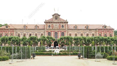 Exterior of the Catalan parliament in Barcelona