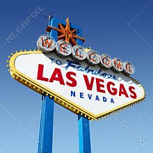Las Vegas welcome sign.
