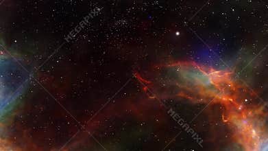 Universe and nebula clouds 4kspace universe and nebula