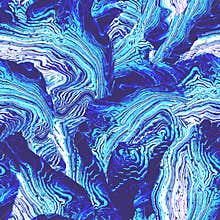 Natural blue watery seamless pattern with liquid texture effect.