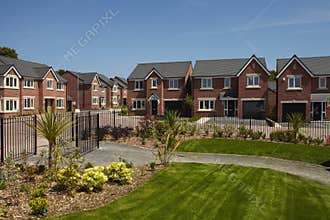 Modern housing development