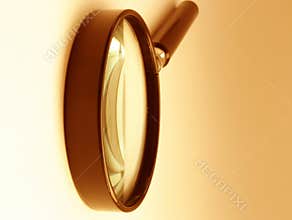 Magnifying glass - sephia