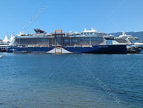 2024.05.12. Vancouver, Canada Cruise ship Celebrity Edge docked in the port