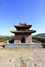 Gate Tower of ZhaoXi Tomb in the Eastern Royal Tombs of the Qing Dynasty, china