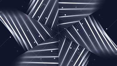 Abstract Starburst Pattern with Glowing Lines