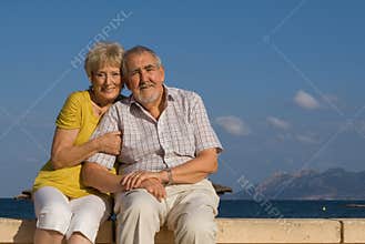 Happy senior couple