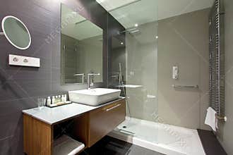 Luxurious hotel resort bathroom