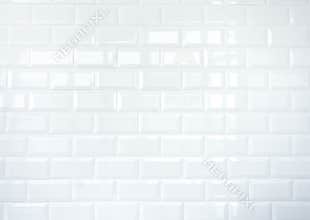 White Ceramic tile brick wall