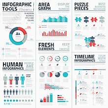 Business infographic elements vector illustration