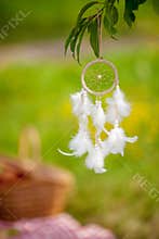Dream catcher outdoors