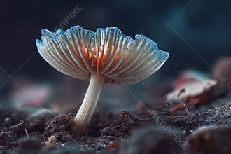 In a symbiotic relationship, mycelium and bacteria cooperate to augment nitrogen fixation, thereby supporting the