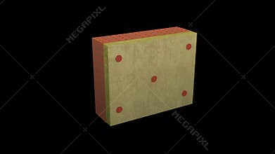 Facade insulation using mineral wool