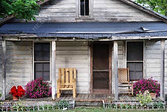 Delapidated house