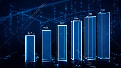 Economic chart growth