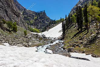 Himalayan glacier, Jammu and Kashmir