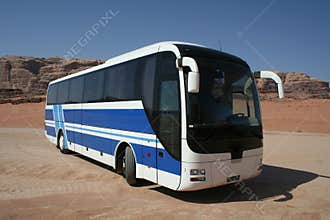 Blue bus